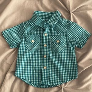 Wrangler Button Up Shirt - 3 Months